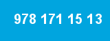 978 171 15 13 978 171 15 13